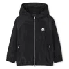 Dkny Logo-patch Jacket In Black