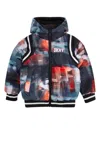 Dkny Nyc Lights Reversible Puffer Jacket In Unique