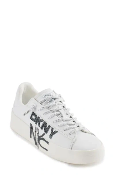 Dkny Ginali Logo Graffiti Sneaker