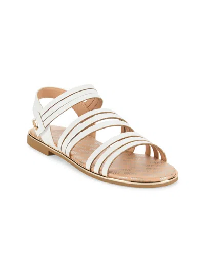 Dkny Kids' Girl's Cassie Denaris Strappy Sandals In White