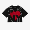 Dkny Logo-print Cotton T-shirt In Black