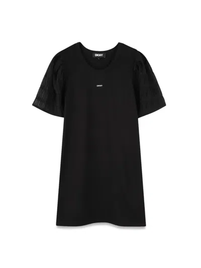 Dkny Girls' Stylish Mini Dress In Black
