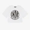 Dkny Logo-print Cotton T-shirt In White