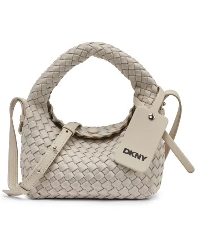 Dkny Giselle Magnet Closure Crossbody Bag In Brown