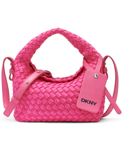 Dkny Giselle Magnet Closure Crossbody Bag In Pink