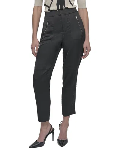Dkny Glazed Dressing Pant In Black