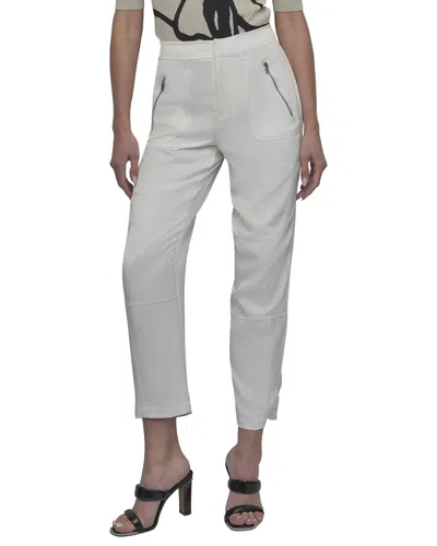 Dkny Glazed Dressing Pant In White