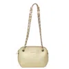 DKNY DKNY GOLD LEATHER DOME CHAIN SHOULDER BAG