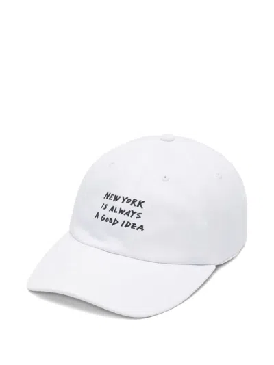 Dkny Good Idea Baseball Cap In White