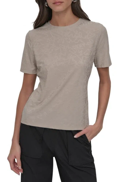 Dkny Graffiti Jacquard Knit To P In Pebble