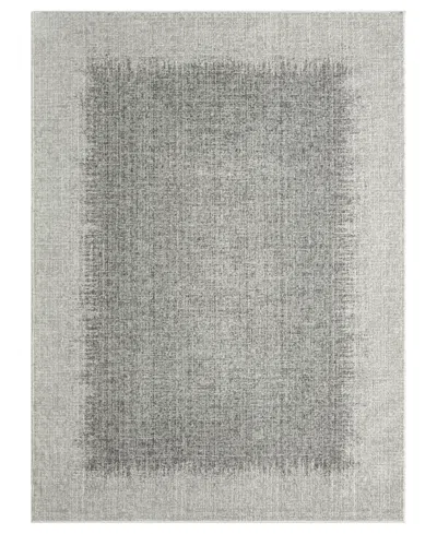 Dkny Grand Street Grn03 5'2"x7'2" Area Rug In Gray