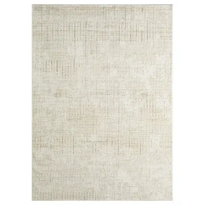 Dkny Grand Street Ivory Beige Modern Indoor Rug In Beige;ivory