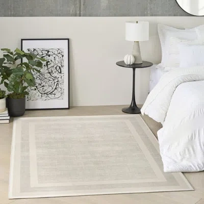 Dkny Grand Street Ivory Taupe Modern Indoor Rug
