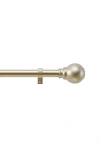 Dkny Griffin 36" To 66" Adjustable Curtain Rod In Gold