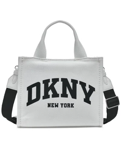 Dkny Hadlee Logo Small Tote Bag In Gray