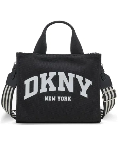 Dkny Hadlee Logo Tote In Black