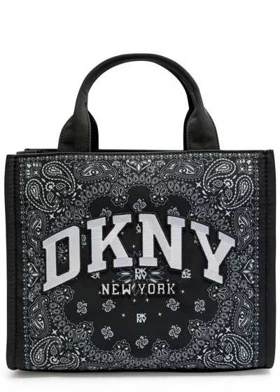 Dkny Hadlee Medium Printed Nylon Tote In Multi