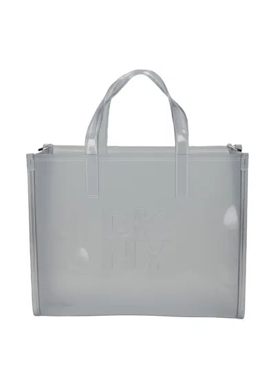 Dkny Hadlee Tote Bag In 白色