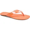 Dkny Hampton Flip Flop In Orange