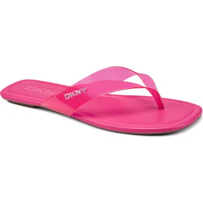 Dkny Hampton Flip Flop In Pink