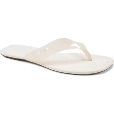 Dkny Hampton Flip Flop In White