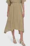 Dkny Handkerchief Hem Maxi Skirt