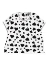 Dkny Heart-print T-shirt In White