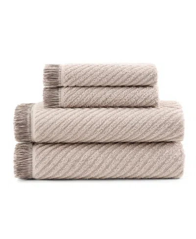 Dkny Herringbone Cotton 4-pc. Towel Set