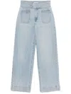 Shop Dkny High-rise Jeans In Blue