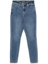 Dkny High-rise Skinny Jeans In Blau