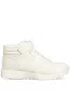 Dkny High-top Lace-up Trainers In White