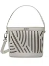 Dkny Hildi Bucket Bag In White