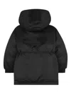 Dkny Hooded Padded Jacket In Black