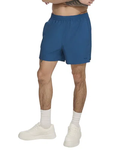 Dkny Hybrid Volley Active Swim Trunk In Blue