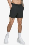 Dkny Hybrid Volley Swim Trunks In Black