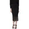 Dkny Illusion Rib Sweater Skirt In Black
