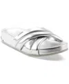 DKNY WOMEN'S INDRA CRISS CROSS STRAP FOOT BED SLIDE SANDALS, CREATED FOR MACY'S