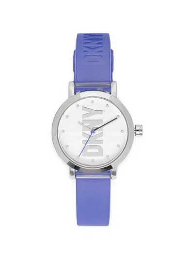 Dkny Interchangeable Strap 28mm Watch In Blue
