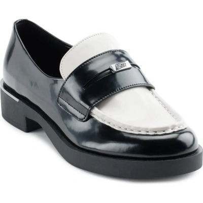 Dkny Ivette Loafer In Black/pebble