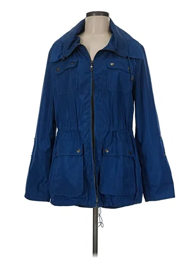 Pre-owned Dkny Jacket In Blue