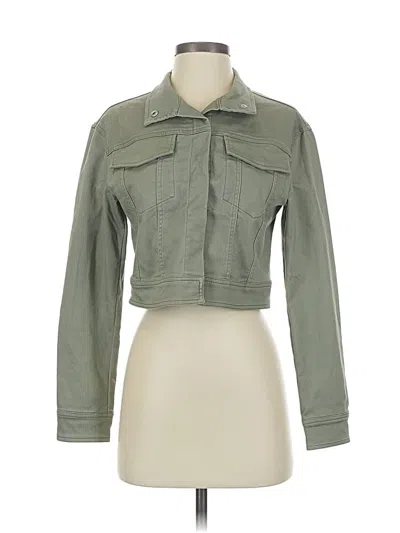 Pre-owned Dkny Jacket In Green