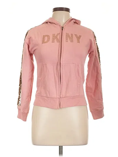 Pre-owned Dkny Jacket In Pink