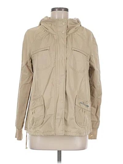 Pre-owned Dkny Jacket In Tan