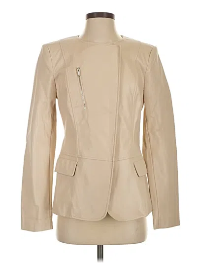 Pre-owned Dkny Jacket In Tan