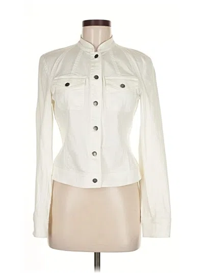 Pre-owned Dkny Jacket In White