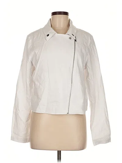 Pre-owned Dkny Jacket In White