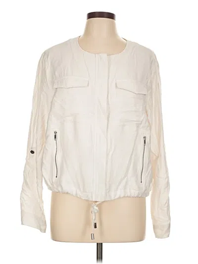 Pre-owned Dkny Jacket In White