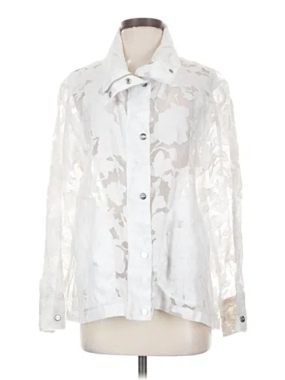 Pre-owned Dkny Jacket In White
