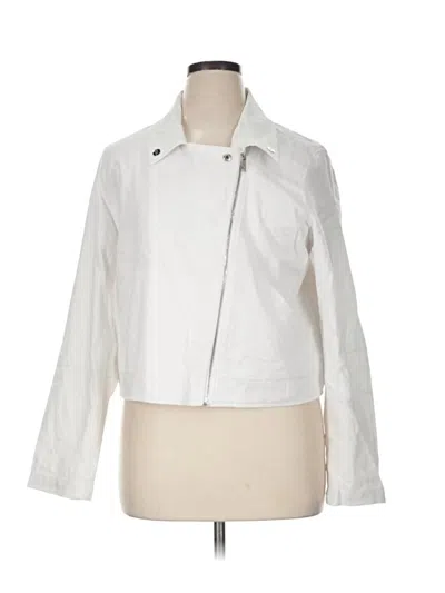 Pre-owned Dkny Jacket In White