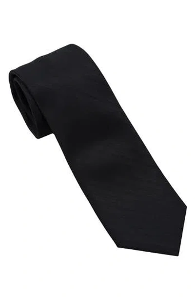 Dkny Paisley Jacquard Tie In Black